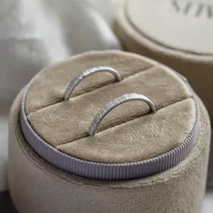 Gold relief wedding rings MIKE Thumbnail