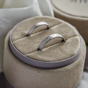 Atypické snubní prsteny s netradičním povrchem TAMPERE Thumbnail