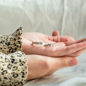 Netradiční snubní prsteny s organickou strukturou LISA Thumbnail