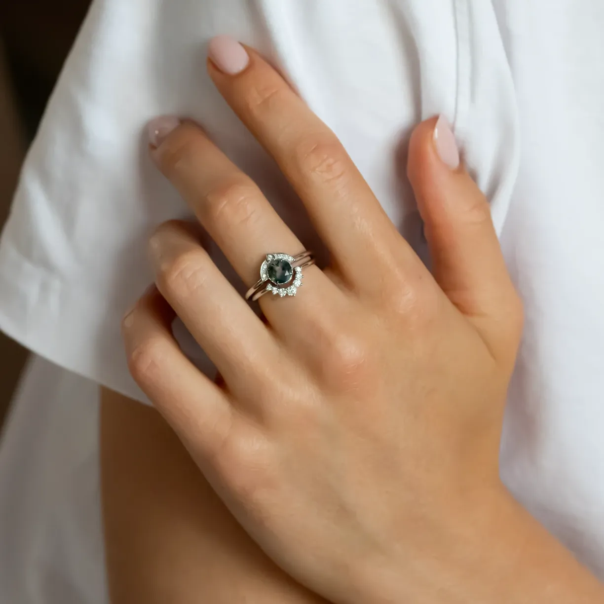 curved_gold_wedding_ring_with_engagement_ring