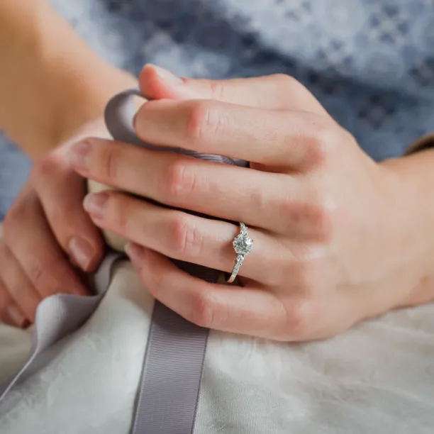 Elegantní snubní set s moissanity HARPER Image