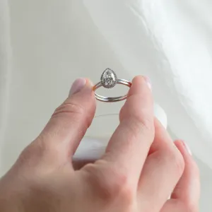 Luxury engagement set with moissanites KIMBER Thumbnail