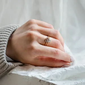 Snubní set prstenů se salt'n'pepper diamanty POET Thumbnail