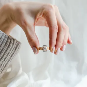 Snubní set prstenů se salt'n'pepper diamanty POET Thumbnail