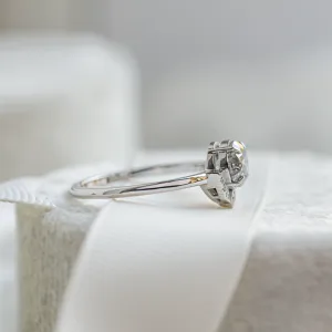 Engagement set with salt and pepper diamonds BRIGHTON Thumbnail