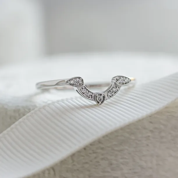 Engagement set with salt and pepper diamonds BRIGHTON Image