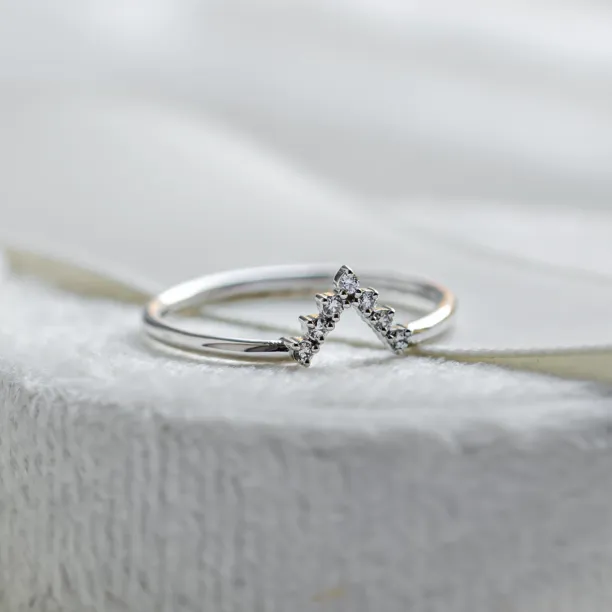 Diamantový vykrojený snubní prsten REGGIANA Image