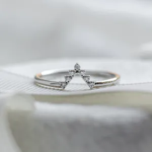 Diamantový vykrojený snubní prsten REGGIANA Thumbnail