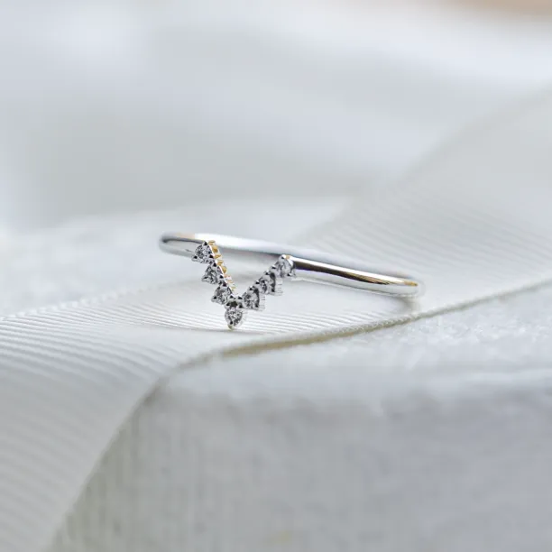 Diamantový vykrojený snubní prsten REGGIANA Image