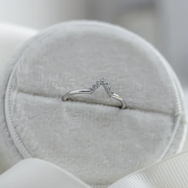 Diamantový vykrojený snubní prsten REGGIANA Image