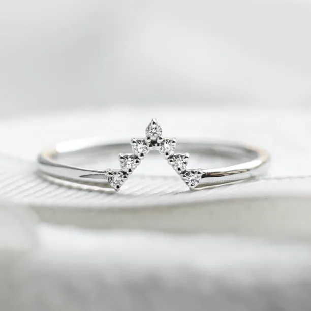 Diamantový vykrojený snubní prsten REGGIANA Image