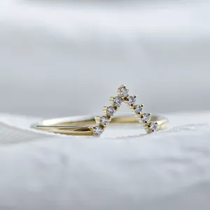 Vykrojený snubní prsten s diamanty REGGIO Thumbnail