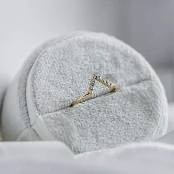 Vykrojený snubní prsten s diamanty REGGIO Image