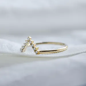 Vykrojený snubní prsten s diamanty REGGIO Thumbnail