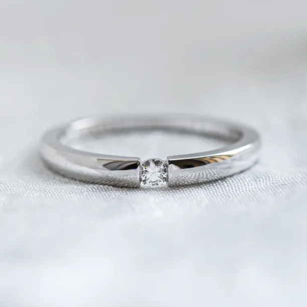 Engagement ring with diamond ROVIK Image