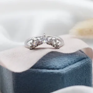 Vykrojený snubní prsten plný diamantů FIESTA Thumbnail