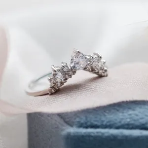 Vykrojený snubní prsten plný diamantů FIESTA Thumbnail