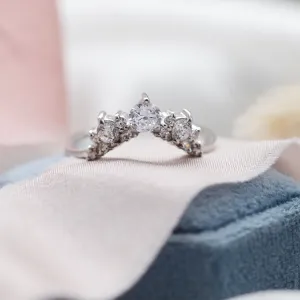 Vykrojený snubní prsten plný diamantů FIESTA Thumbnail