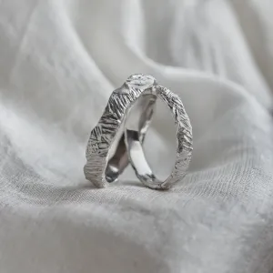 Atypical wedding rings with unique structure KYRA  Thumbnail