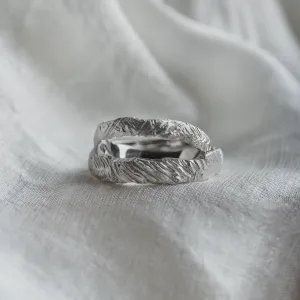 Atypical wedding rings with unique structure KYRA  Thumbnail