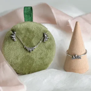 Kolekce cluster šperků se salt and pepper diamanty MABEL