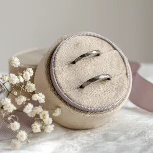 Černé snubní prsteny ze zlata s tepaným povrchem AZTEK Thumbnail