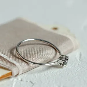 Minimalistický prsten se salt and pepper diamantem GOTTI Thumbnail