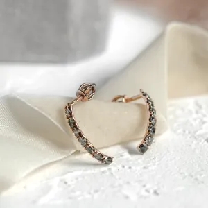 Luxusní náušnice se salt and pepper diamanty LAVAS Thumbnail