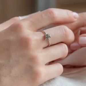 Netradiční cluster prsten se salt and pepper diamanty TASSIA Thumbnail