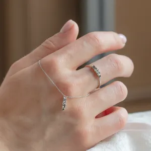 Netradiční cluster prsten se salt'n'pepper diamanty TRE CIME Thumbnail