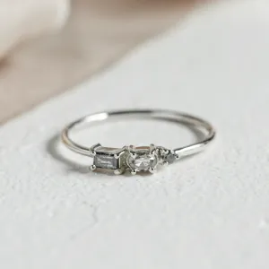 Netradiční cluster prsten se salt'n'pepper diamanty TRE CIME Thumbnail