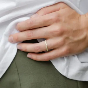 Vintage eternity diamond ring ANTICA Thumbnail