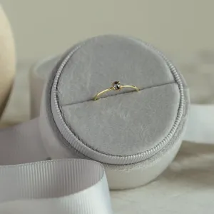 Decentní prsten se salt'n'pepper diamantem ORBITAL Thumbnail