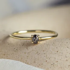 Decentní prsten se salt'n'pepper diamantem ORBITAL Thumbnail