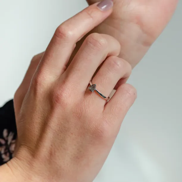 Zásnubní prsten se salt'n'pepper diamantem CARMIA Image