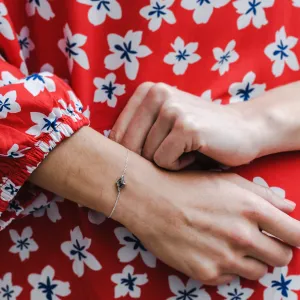 Zlatý náramek s kite rutilovým křišťálem POLLIS Thumbnail