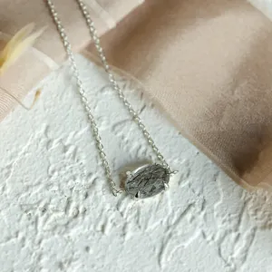 Minimalistický náramek s oválným rutilovým křišťálem POLLINA Thumbnail