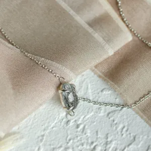 Minimalistický náramek s oválným rutilovým křišťálem POLLINA Thumbnail