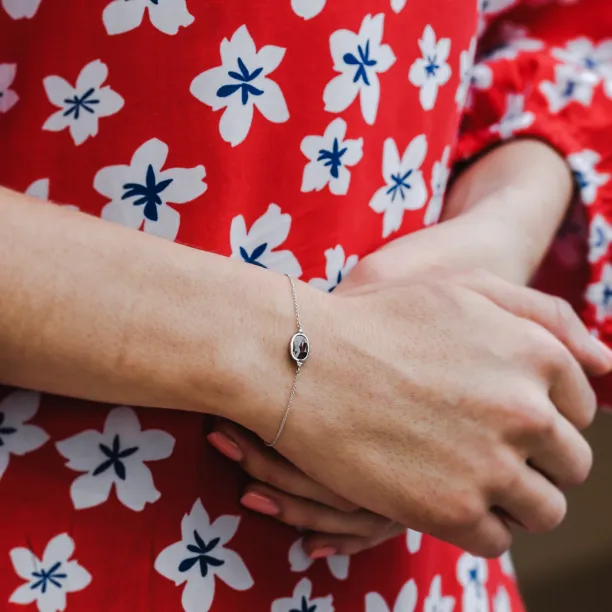 Zlatý náramek se salt and pepper diamantem WILLI Image