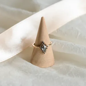 Originální prsten se salt'n'pepper diamanty DOME Thumbnail