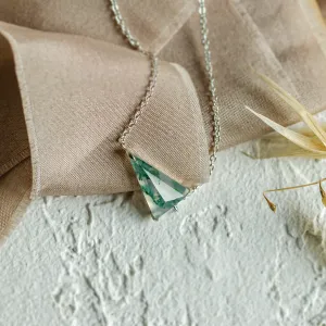 Zlatý náramek s triangle mechovým achátem VANYAR Thumbnail