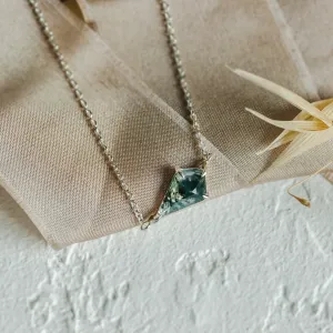 Zlatý náramek s mechovým achátem TELERI Thumbnail