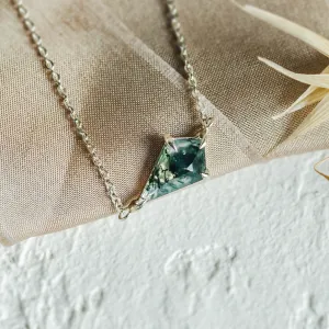 Zlatý náramek s mechovým achátem TELERI Thumbnail