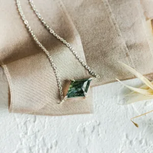 Zlatý náramek s kite mechovým achátem AVARI Thumbnail