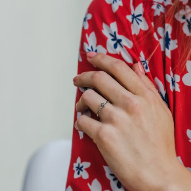 Soliter zásnubní prsten se salt'n'pepper diamantem GOTTARDO Image