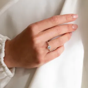 Engagement ring with 0.5ct lab grown diamond TRINIE