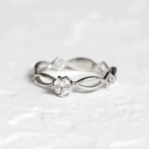 Propletený prsten s lab-grown diamantem QUEENO Thumbnail