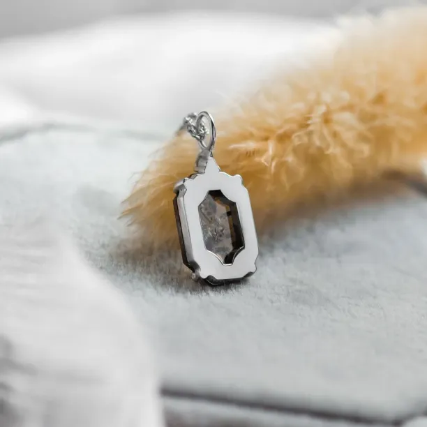 Zlatý náhrdelník s diamantem salt and pepper CATHERINE Image