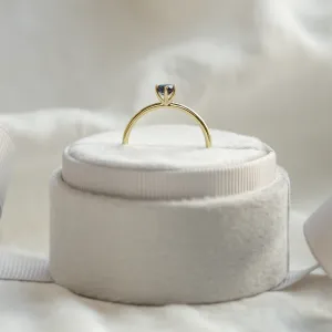 Zásnubní prsten s london blue topazem MARGARET Thumbnail