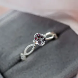 Lepidokrokit a diamanty v prstenu QUEENSLAND Thumbnail